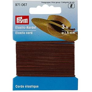 Prym Elastisch koord 1.5mm bruin - 1x3m
