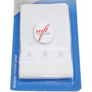 Prym BH tussenstukje 3 haakjes, 50 mm - M - Wit