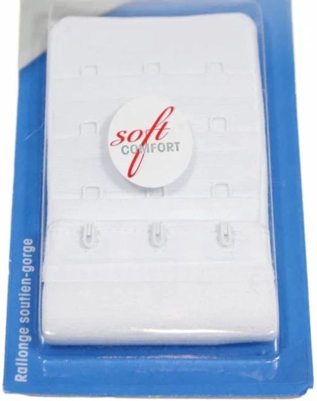 Prym BH tussenstukje 3 haakjes, 50 mm - M - Wit