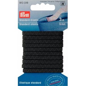 Prym - Prym Standard Zwart (5mm, 3M) Elastiek - 1 Stuk