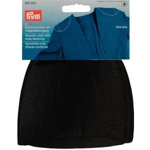 Prym Raglan schoudervulling Charmeuse, 15 x 12,5 x 4,5 cm, zwart