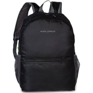 Worldpack Rucksack Faltbar 16l schwarz
