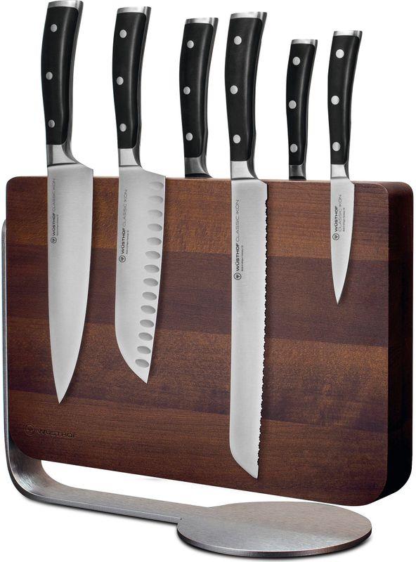 Wusthof - Classic Ikon - 6-delige Messenset - Magnetisch Messenblok - Staal