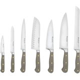 Messenset - RVS - 6 Delig - Houten Houder