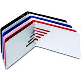 Maul Buchstützen Metall schmal 14x8,5x14cm weiß VE=2 Stück