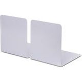 Maul metalen boekensteunen zilver 14 x 14 x 12 cm (2 stuks)