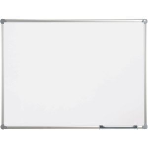 MAUL Whiteboard, plaatstaal meg emaillelaag, b x h = 1200 x 900 mm