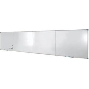 Whitebord Eindloos, koppelb, gel. stl, bssmod.lig, 2 x90x120