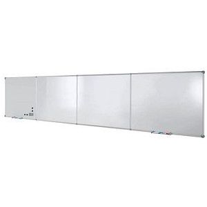 Whitebord Eindloos, koppelb, gel. stl, uitbr lig, 1x90x120