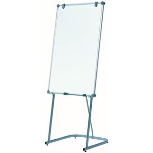 MAUL Whiteboard, verrijdbaar, in hoogte verstelbaar, b x h = 750 x 1200 mm