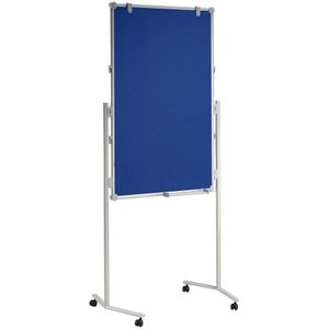 Presentatieb. Prof. textiel / whiteboard, 120 x 75