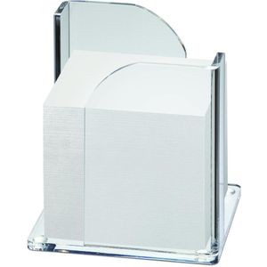 Acryl memobox 9 x 9 cm zonder memo's