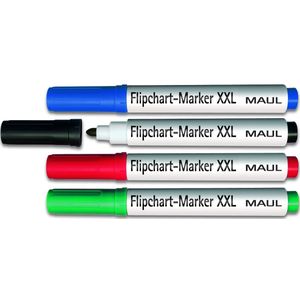 Flipchart-Marker-Set XXL Rundspitze sortiert VE=4 St&#252;ck