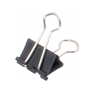 Papierklem MAUL 213 Foldback 40mm Capaciteit 17mm Zwart