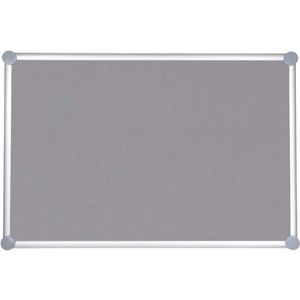 MAUL Pinnboard 2000 MAULpro, Textil - 90 x 180 cm, grau