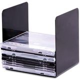 Maul metalen boekensteunen zwart met beschermlaag 14 x 14 x 12 cm (2 stuks)