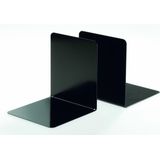 Maul metalen boekensteunen zwart met beschermlaag 14 x 14 x 12 cm (2 stuks)