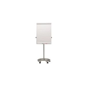 MAUL Flip-over, ronde voet, bordhoogte 1000 mm, wit