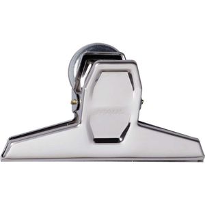 Maul Briefklemmer Maulpro 125mm mit Kaftmagnet silber VE=2 Stück