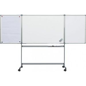 MAUL Inklapbaar bord, verrijdbaar, plaatstaal, gecoat, b x h = 1500 x 1000 mm