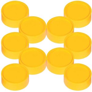 MAUL Ronde magneetjes, Ø 34 mm, VE = 50 stuks, geel