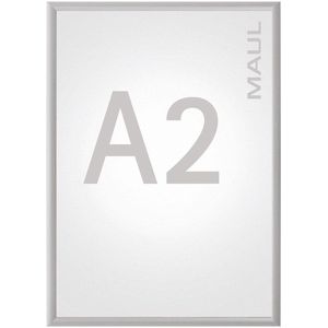 MAULstandard Klapbare wissellijst - A2 - zilver - aluminium - 1 stuk - 1.2 x 62.5 x 45 cm - MAUL