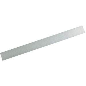 MAUL Magneetstrip MAULsolid 100 x 5 cm, zelfklevende ferrostrip voor magneten, magneetstrip voor kantoor, keuken, geborsteld roestvrij staal, ideaal voor collages, foto's, posters, zilver