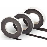 Magneetband, zelfklevend, 10 m x 10 mm x 1 mm