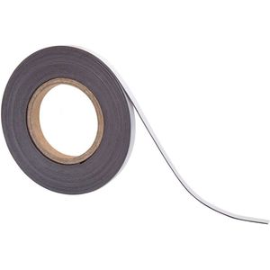 Magneetband, zelfklevend, 10 m x 10 mm x 1 mm