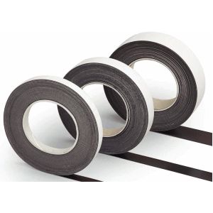 Magneetband, zelfklevend, 10 m x 10 mm x 1 mm