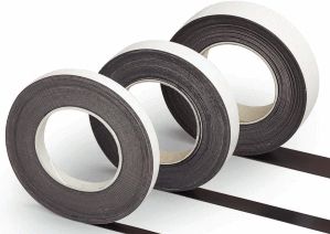 Magneetband, zelfklevend, 10 m x 10 mm x 1 mm