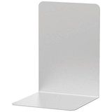 Boekensteun maul 12x12x17.5cm aluminium zilver | Paar a 2 stuk