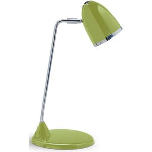 MAUL bureaulamp spaarlamp Starlet warmwit licht op voet, groen - 4002390057332