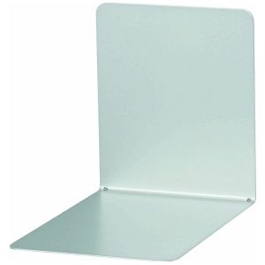 Maul metalen boekensteunen zilver magneethoudend 14 x 14 x 12 cm (2 stuks)
