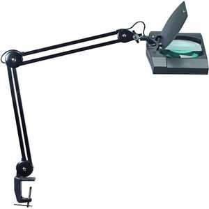 MAULvitrum LED Loeplamp - tafelklem - zwart - metaal|kunststof - 1 stuk - 77 x 30 x 49 cm - MAUL