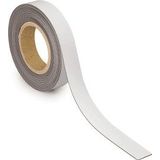 Maul Magneet Etiketband - 10 mtr x 30 mm - Wit