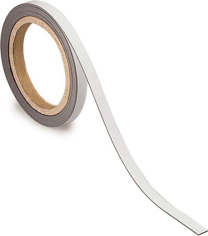 Maul Kennzeichnungsband magnetisch 10m x 4cm weiß