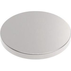 Maul Neodymium Magneet (Ø X H) 10 Mm X 1 Mm Schijf Zilver 10 Stuk(s) 6166196