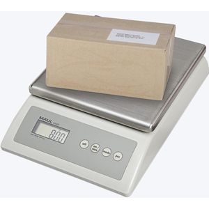 Post Weegschaal - Edelstaal - 10.000 Gram - Afneembaar Weegplateau