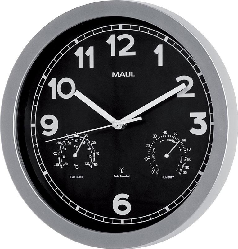 Maul Wanduhr Mauldrive 30cm silber