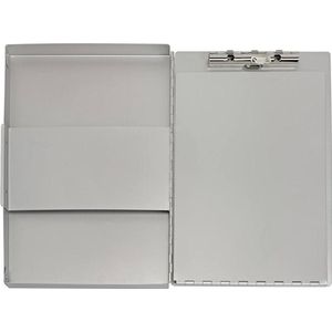 MAULassist Klembord - zilver - aluminium - A4 - 1 stuk - 32.5 x 23 x 2.5 cm - MAUL