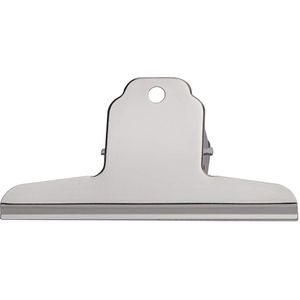 MAUL Papierklem MAULbasic, brede sluitclip 12 cm, klembreedte 3 cm, hoge klemkracht, zilver