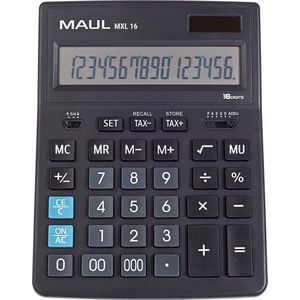 MAUL Bureaurekenmachine MXL 1 - Zwart
