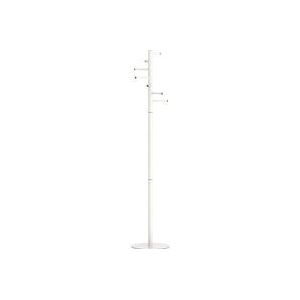 MAUL kapstok Caurus metaal, hoogte 177 cm, 7 ophangrails, wit RAL9010
