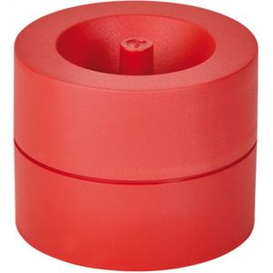 Papercliphouder Maul Pro Recycled ø73x60mm Rood - 1 Stuk