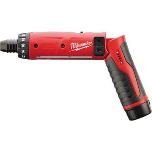 Milwaukee M4 D-202 4V Li-Ion Accu Pen Boor-/Schroefmachine set (2x 2.0Ah Accu)