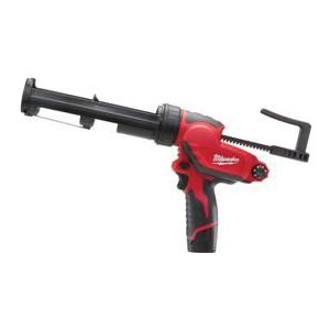 Milwaukee M12 PCG/310C-201B 12V Li-Ion Accu Lijm- En Kitspuit Set (1x 2.0Ah Accu) Incl. Kokerhouder In Tas