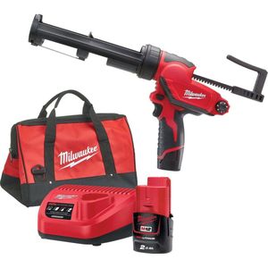 Milwaukee M12 PCG/310C-201B Accu Subcompact kit-/lijmpistool M12™ in tas- 4933441655