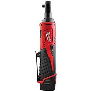 Milwaukee M12 IR-201B 12V Li-Ion Accu haakse ratelsleutel set (1x 2.0Ah accu) in tas - 40Nm - 1/4