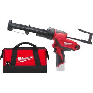 Milwaukee M12 PCG/310C-0 Subcompact Accu Lijm- en Kitspuit met 310 ml patroonhouder - 4933441783